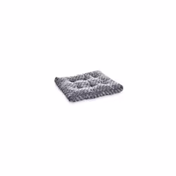 Amazon Basics Cat and Dog Bed, Machine Washable Pet Bed, Medium (89 x 58 x 8cm), Grey Swirl