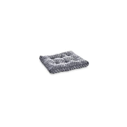 Amazon Basics Cat and Dog Bed, Machine Washable Pet Bed, Medium (89 x 58 x 8cm), Grey Swirl