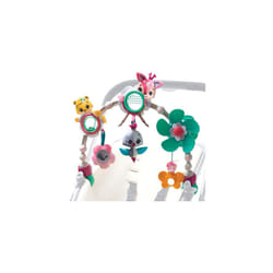 Tiny Love Sunny Stroll Activity Arch with Rattle Toys, 0m +, Adjustable Clips fit most Pram or Pushchair, Tiny Princess Tales