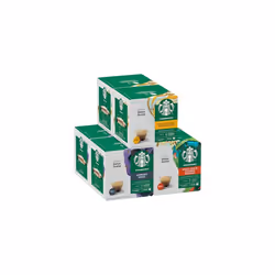 STARBUCKS Black Coffee Cup Variety Pack by NESCAFÃ Dolce Gusto, Coffee Capsules 6 x 12 (72 Capsules) - Amazon Exclusive