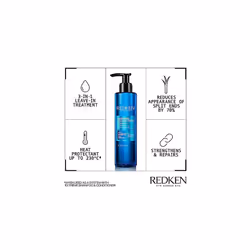 Redken | Hair Treatment, Leave-In Heat Protection, For Damaged Hair, Extreme Play Safe 230, 250 ml