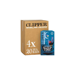 Clipper Sleep Time Infusion Teabags 80ct: Chamomile, Lemon Balm, Lavender