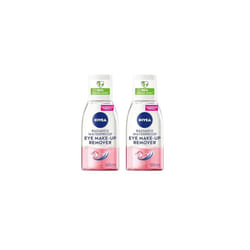 NIVEA Waterproof Eye Make Up Remover Radiance 125ml (Pack of 2)