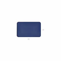 Amazon Basics Waterproof Anti-Slip Silicone Placemat Pet Food and Water Bowl Mat, Easy to Clean, Solid, 47 x 29 cm, Blue, Pack of 1