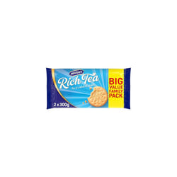 McVitie's Rich Tea Classic Biscuits Twin Pack, 600 g (Pack of 1)