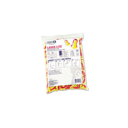 Howard Leight by Honeywell Laser-Lite Single-Use Earplug Refill Pack, SNR 35, 200 pairs