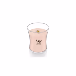 WoodWick Medium Hourglass Scented Candle | Vanilla & Sea Salt | with Crackling Wick | Burn Time: Up to 60 Hours