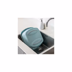Addis Premium Soft Grip Large Rectangular Washing Up Bowl, 9.5 litre, Sea Mist