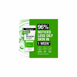 Neutrogena Oil Balancing Face Scrub 150ml, Lime & Aloe Vera