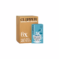 Clipper Organic White Tea Bags (156 Bags) - Unbleached