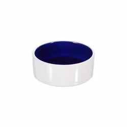 Trixie Ceramic bowl,cream/blue,0.35 l/ø 12 cm