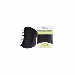Tangle Teezer | The Scalp Exfoliator & Massager | Perfect for Hair Treatment & Scalp Detox | Onyx Black