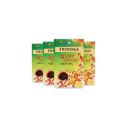 Twinings Gingerbread Green Tea, 80 Envelopes (Multipack of 4 x 20 Envelopes)