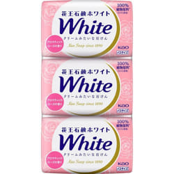 Kao Soap White Aromatic Rose Fragrance Bath Size 130g X 3