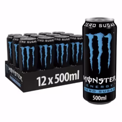 Wholesale Drinks, Bulk Cases of Soft Drinks, Monster, Fanta, Coke, Pepsi and More Beverage - Monster Zero 12 Pack Blue Claw