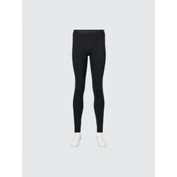 Uniqlo Japan Heattech Cotton Tights  Extremely Warm  Open Front - 09 BLACK/XS