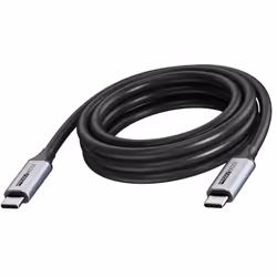 This USB-C cable features a coaxial construction. which is pricier than its twisted-pair counterparts. yet it provides more b ...