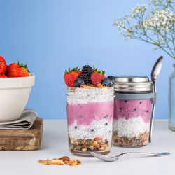 Kilner 0025.899 Breakfast Jar Set, 1 Count
