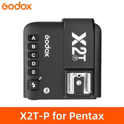Godox X2T-C X2T-N X2T-S X2T-F X2T-O 2.4G Wireless Flash Trigger Transmitter TTL HSS for Canon Nikon Sony Fuji Olympus - black, X2T-P for Pentax