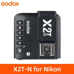 Godox X2T-C X2T-N X2T-S X2T-F X2T-O 2.4G Wireless Flash Trigger Transmitter TTL HSS for Canon Nikon Sony Fuji Olympus - black, X2T-N for Nikon