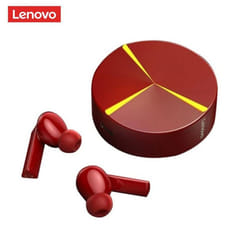 Lenovo GM1 Gaming TWS Earphones Wireless  Game Headphones  HIFI DSP Noise Reduction 65ms Low Latency Sweatproof In-Ear Earbuds - red