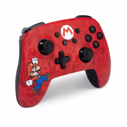 PowerA Enhanced Wireless Controller for Nintendo Switch - Here We Go Mario