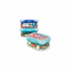 Sistema TO GO Stax Leakproof Food Storage Containers | 1 L | Airtight & Stackable Meal Prep Containers with Lids | Adult Lunc ...