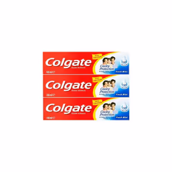3X Colgate Cavity Protection Fresh Mint Fluoride Toothpaste 100ml