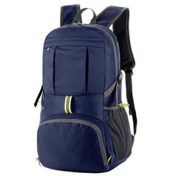 Outdoor Leisure Travel Backpack Student Foldable Portable Hiking Bag Men&apos;s Backpack Sports Lightweight - dark blue, One Size