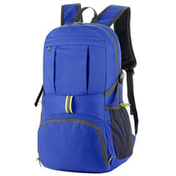 Outdoor Leisure Travel Backpack Student Foldable Portable Hiking Bag Men&apos;s Backpack Sports Lightweight - blue, One Size