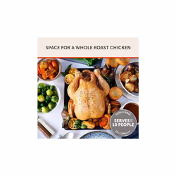 Breville Halo Flexi Air Fryer & Large Mesh Tray, Digital Dual Air Fryer Oven, 11L Serves 10+, Fry, Bake, Grill, Roast & Reheat, 2400 W, Black [VDF138]