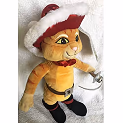 Shrek puss in boots Christmas booted cat soft plush doll toy 16 New