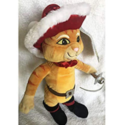 Shrek puss in boots Christmas booted cat soft plush doll toy 16 New