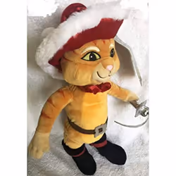 Shrek puss in boots Christmas booted cat soft plush doll toy 16 New