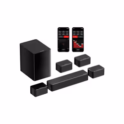 ULTIMEA Soundbar for TV, 7.1 Virtual Surround Sound System Home Cinema with Smart App, TV Sound Bar with Subwoofer Peak Power ...