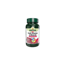 Natures Aid Multivitamins & Minerals Without Iron - High Strength One-a-Day Multi-Vitamin Formula - Supports Immune System, Energy, Brain and Bone He