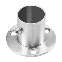 sourcingmap Wardrobe Pipe Bracket, 22mm Dia, Wall Mounted Hanging Rail Rod Support Socket