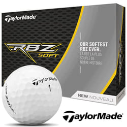 TAYLORMADE RBZ SOFT GOLF BALLS / WHITE / 1 DOZEN
