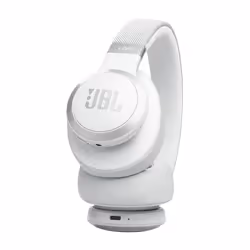 JBL Live 770NC Headset Wireless Head-band Calls/Music Bluetooth White - Additional view 7