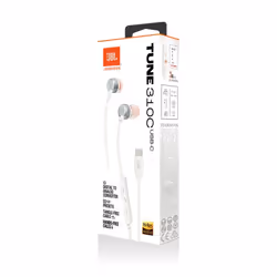 JBL Tune 310C Headset Wired In-ear Calls/Music USB Type-C White - Additional view 6