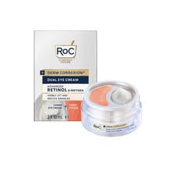 Derm Correxion RoC Dual Eye Cream Retinol Peptides 2 x 10ml Lower and Upper