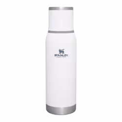 Stanley Adventure To-Go Bottle, 0.75 L, White, Stainless steel, 20 h, 25 h, 8.1 cm