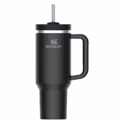 Stanley Quencher H2.0​ FlowState Tumbler 1.2L, Black, Stainless steel, 7 h, 11 h, 1200 ml, 100 mm