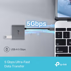 TP-Link UH3020C interface hub USB Type-C 5000 Mbit/s Grey - Additional view 7