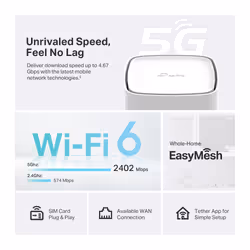 TP-Link Archer NX500 wireless router Gigabit Ethernet Dual-band (2.4 GHz / 5 GHz) 5G White - Additional view 4