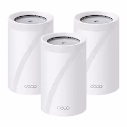 TP-Link Deco BE65 Pro, White, Internal, Mesh system, Tri-band (2.4 GHz / 5 GHz / 6 GHz), Wi-Fi 7 (802.11be), 11000 Mbit/s