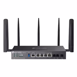 TP-Link Omada DR3650V-4G, Dual-band (2.4 GHz / 5 GHz), Ethernet LAN, ADSL, ADSL2, Black, Tabletop router