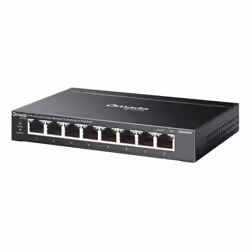 TP-Link Omada ES208GP network switch Managed L2 Gigabit Ethernet (10/100/1000) Power over Ethernet (PoE) DIN rail Black - Additional view 3