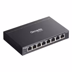 TP-Link Omada ES208GP network switch Managed L2 Gigabit Ethernet (10/100/1000) Power over Ethernet (PoE) DIN rail Black - Additional view 4