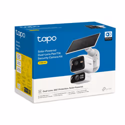 TP-Link Tapo Solar-Pow Dual-Lens Pan/Tilt Sec Cam Kit smart home security kit - Additional view 4